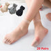 20 Pairs Womens Breathable Crystal Silk Socks Lightweight