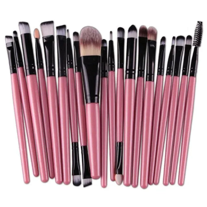 20 Piece Makeup Brush Set Eye Shadow Foundation Beauty