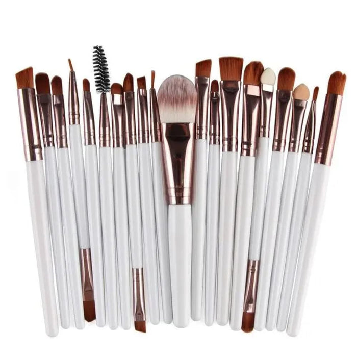 20 Piece Makeup Brush Set Eye Shadow Foundation Beauty