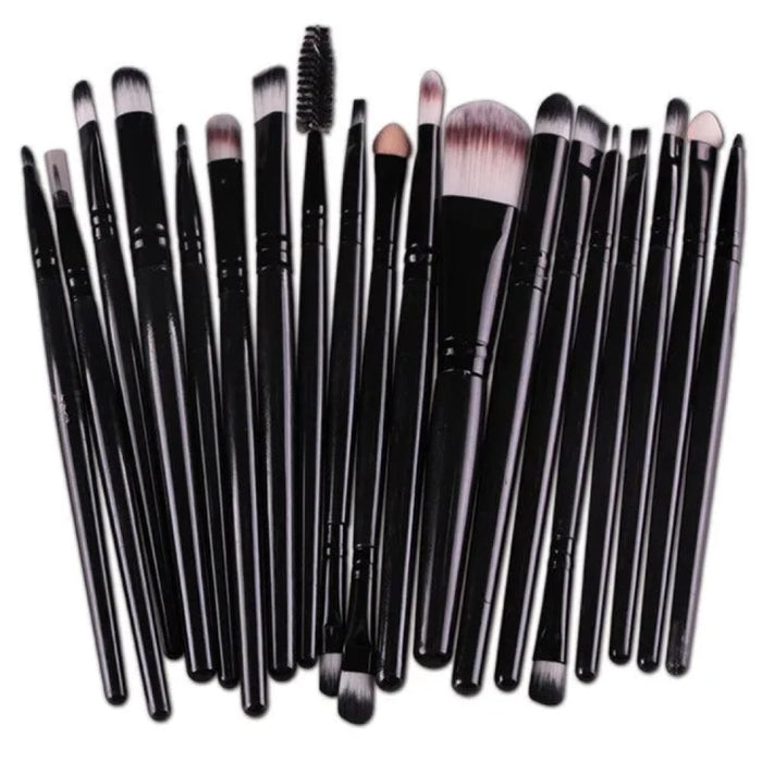 20 Piece Makeup Brush Set Eye Shadow Foundation Beauty