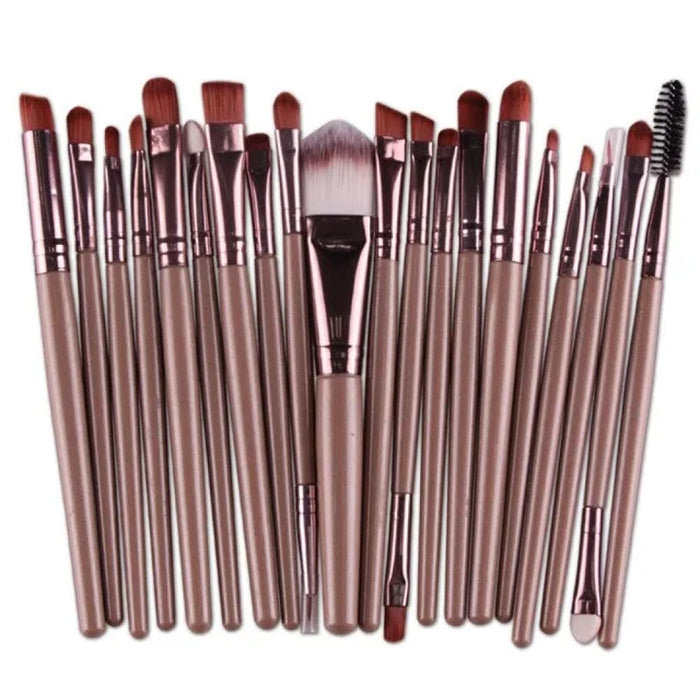 20 Piece Makeup Brush Set Eye Shadow Foundation Beauty