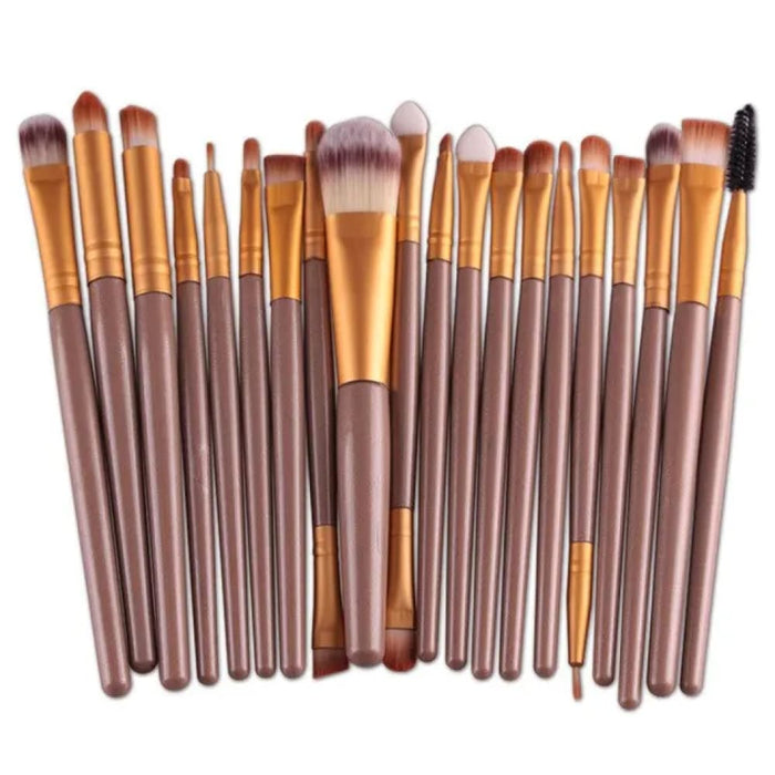 20 Piece Makeup Brush Set Eye Shadow Foundation Beauty