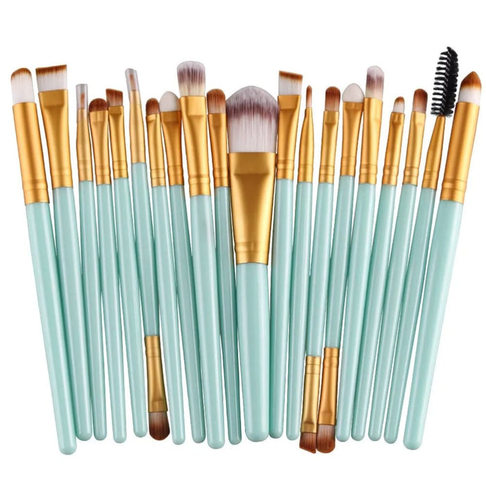 20 Piece Makeup Brush Set Eye Shadow Foundation Beauty