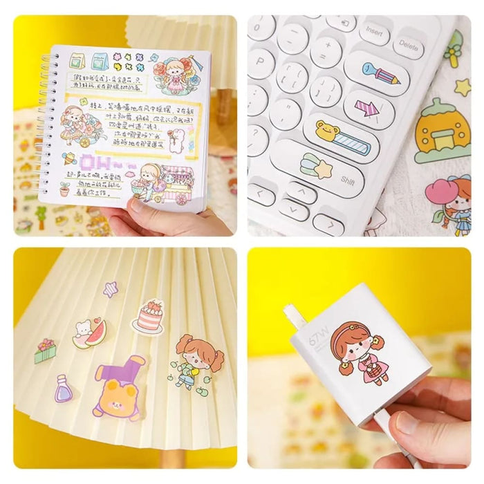 20 Sheets Waterproof Stickers for Kids Toddlers