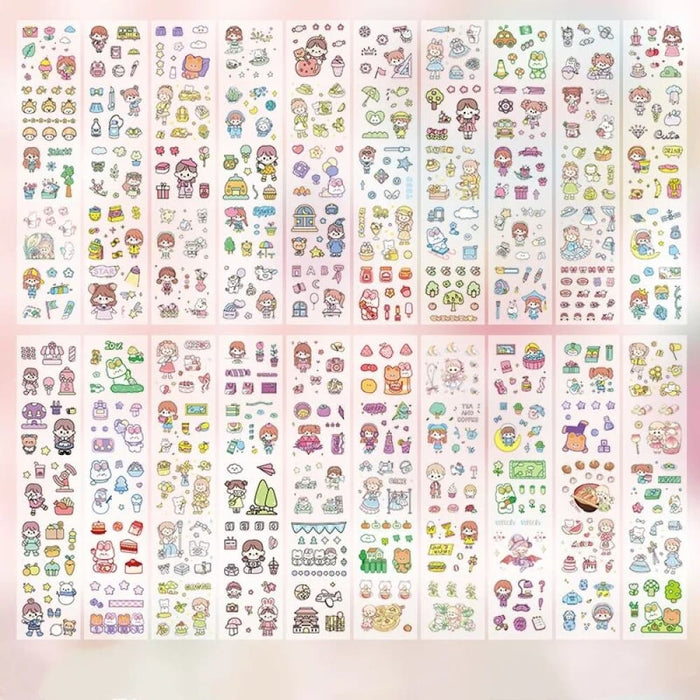 20 Sheets Waterproof Stickers For Kids Toddlers