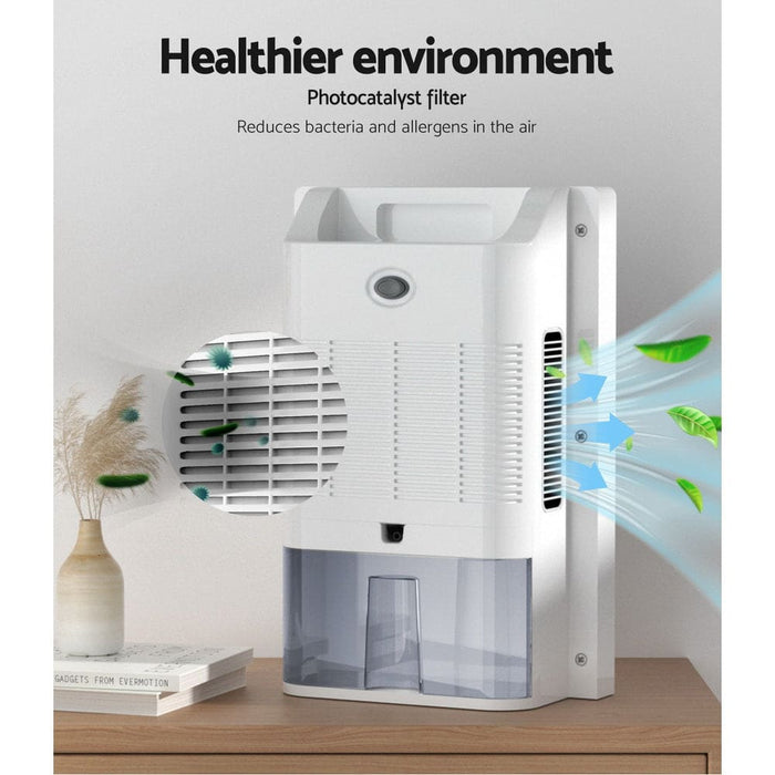 2000ml Portable Dehumidifier Air Dryer Purifier Home