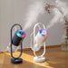 200ml Usb Powered Ultrasonic Rotary Air Humidifier