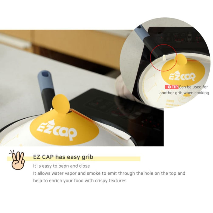 Ez Cap 200x Paper Lid For Frypan Disposable Cooking Pan