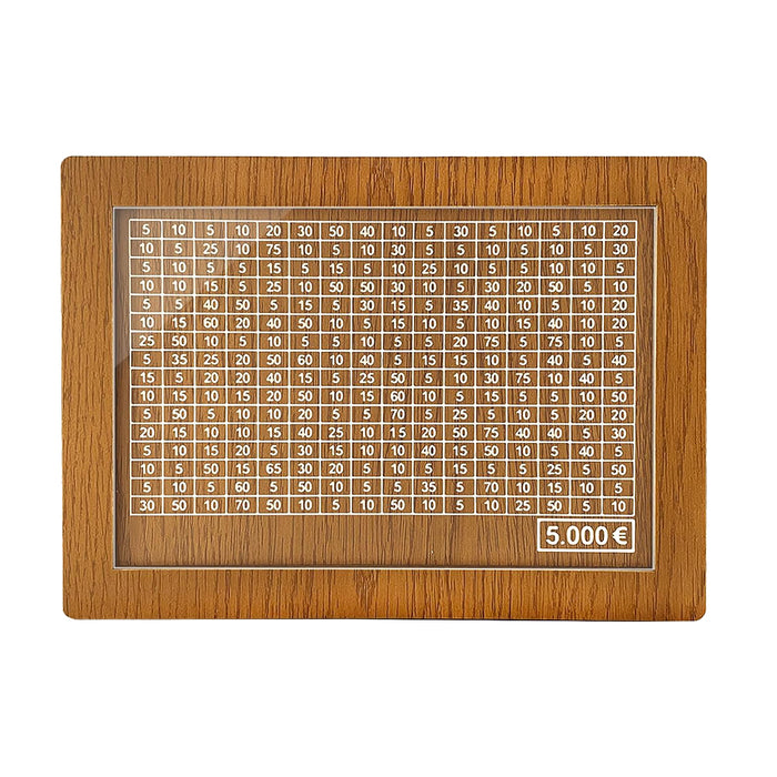 Vibe Geeks Large Capacity Wooden Piggy Bank Cash Box
