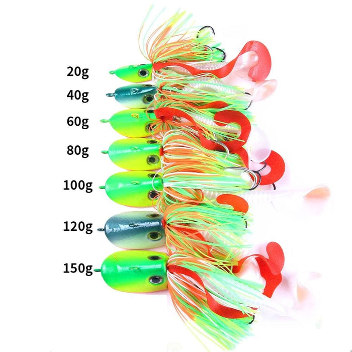 20g Fish Head Beard Lead Hook For Hengjia Jig