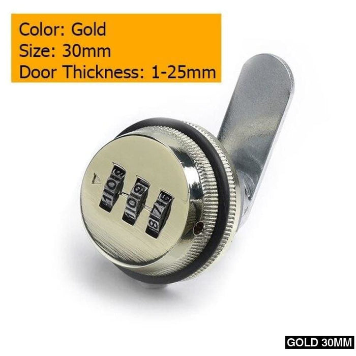 20mm 30mm Combination Zinc Alloy Password Locks Security