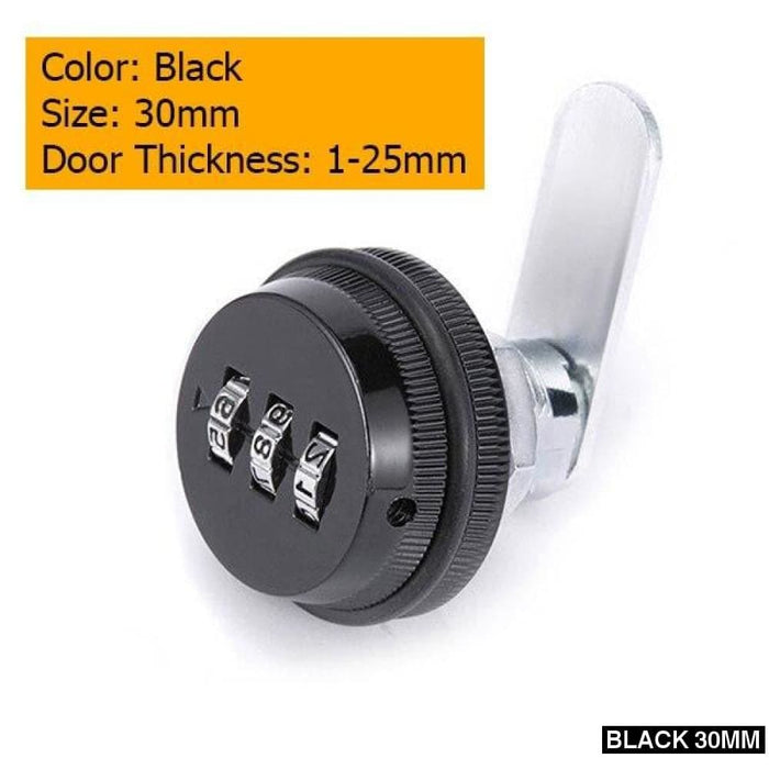 20mm 30mm Combination Zinc Alloy Password Locks Security