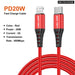 20w Usb c Cable For Iphone Macbook Fast Charge