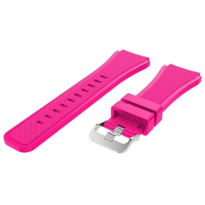 22mm Soft Silica Gel Sports Watch Band Strap For Samsung