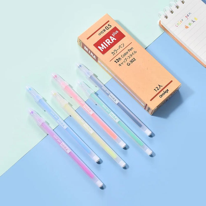 24/12 Pieces Colour Gel Pen Refill Set 0.5mm Kawaii Candy
