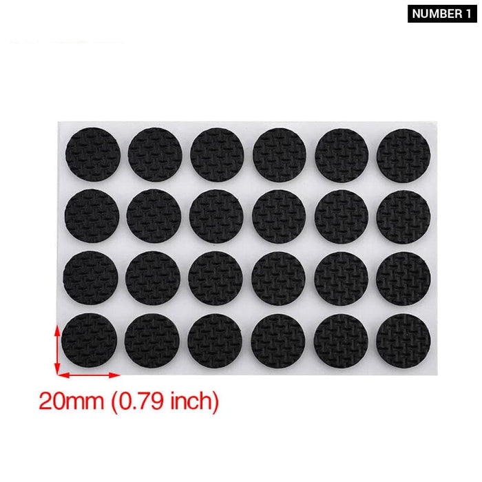 24 Piece Self Adhesive Furniture Leg Pads For Anti Slip