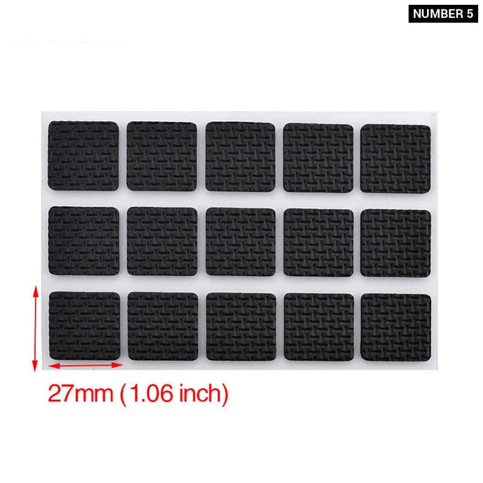 24 Piece Self Adhesive Furniture Leg Pads For Anti Slip