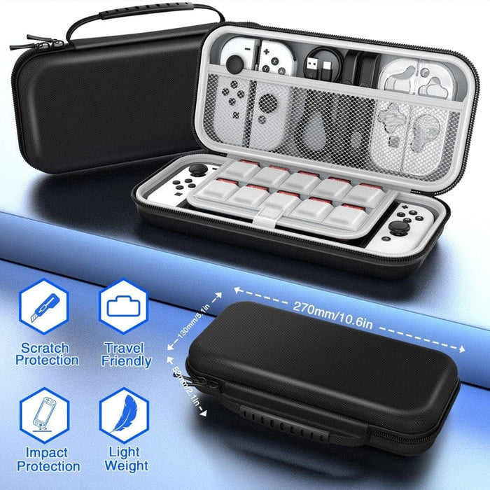 25 In 1 Accessories Kit With Carrying Case For Switch Oled