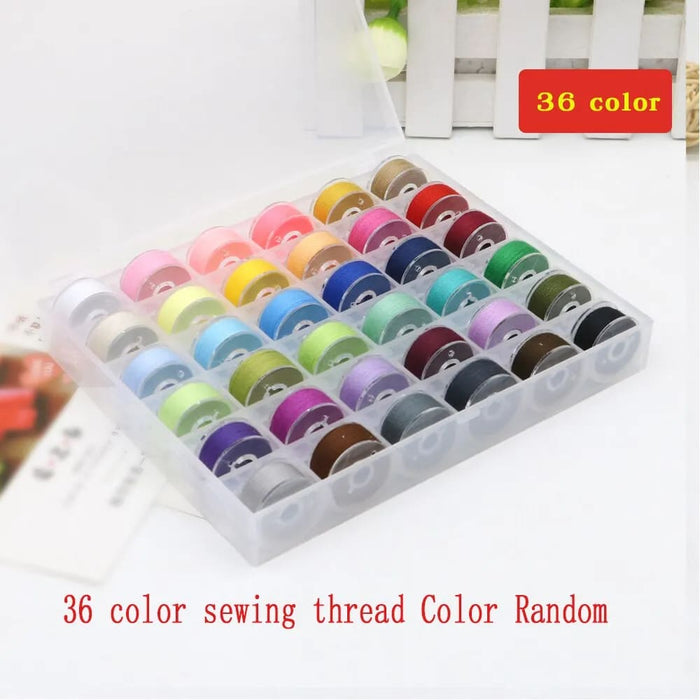 25 36 Colour Handmade Embroidery Sewing Threads Polyester