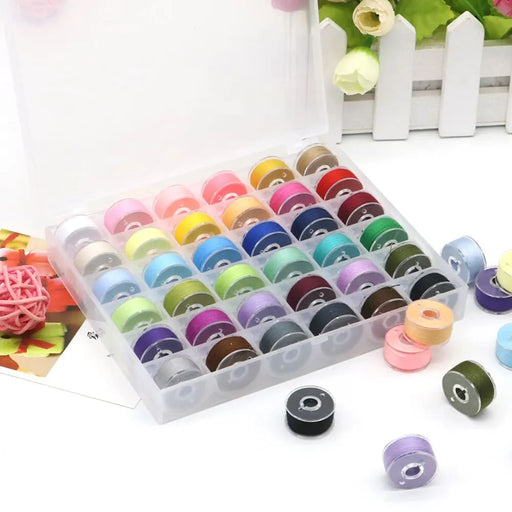 25 36 Colour Handmade Embroidery Sewing Threads Polyester