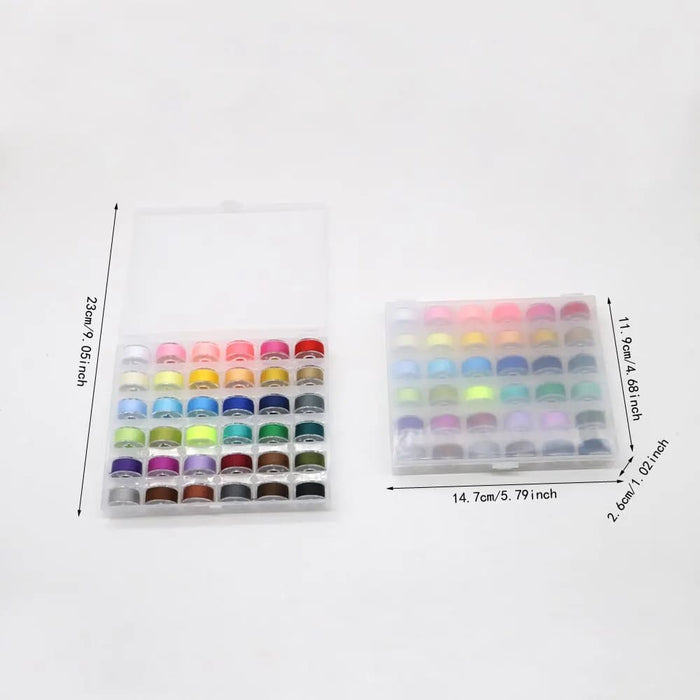 25 36 Colour Handmade Embroidery Sewing Threads Polyester