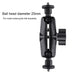 25mm 1/4 Screw Abs Ball Head Adapter Mount