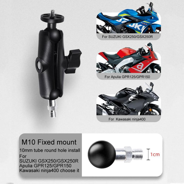 25mm Ball Head Motorcycle Rearview Mirror Screw Hole Mount