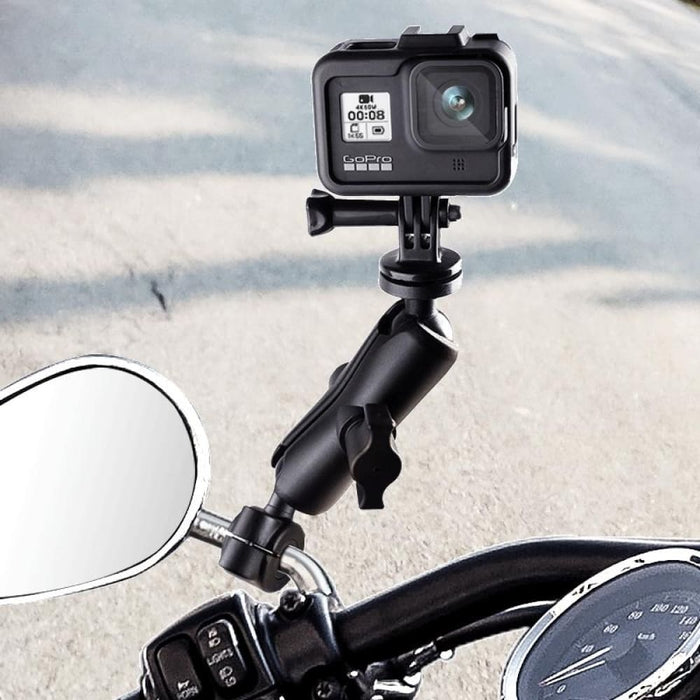 25mm Ball Head Motorcycle Rearview Mirror Screw Hole Mount