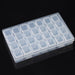 28 Grid Diamond Paint Tool Storage Box Transparent Drill