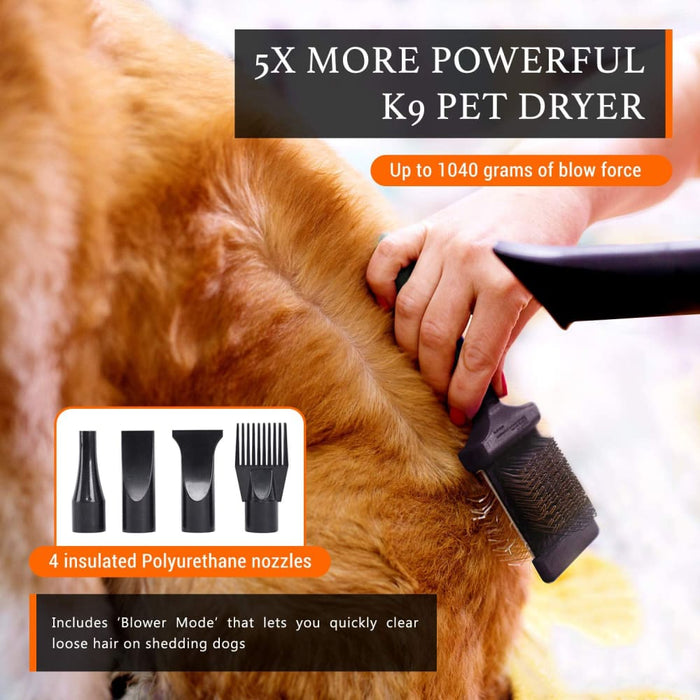 2800w Dog Dryer High Velocity Pet Blow Adjustable Speed 4