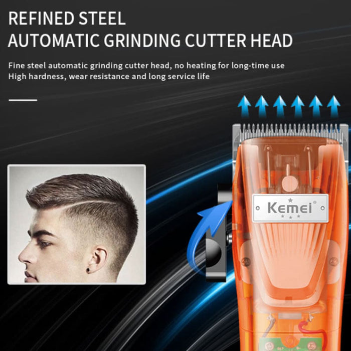 2860 Pro Adjustable Powerful Hair Clipper Lcd Electric