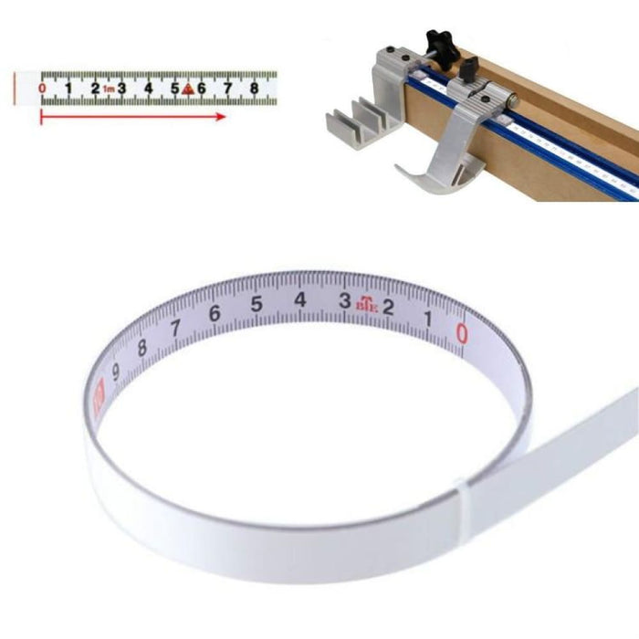 2m Sticky Scale Steel Ruler With Glue Tape Measure