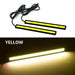 2pcs 17cm Universal Waterproof Cob Drl Fog Lamp For Cars