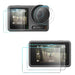 2pcs 3 In 1 Lens Front And Back Screen Tempered Glass Film