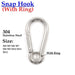 2pcs 304 Stainless Steel Quick Buckle Installation Parts