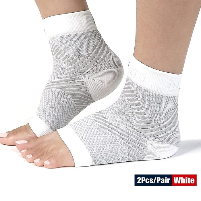 2pcs Ankle Compression Brace Foot Socks For Plantar