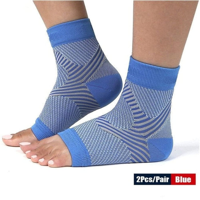 2pcs Ankle Compression Brace Foot Socks For Plantar