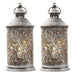 2pcs Battery Powered Hanging Table Lamp With Edison Style