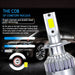 2pcs C6 72w H11 H4 Hi Lo H1 H7 Cob Led Car Headlight Bulbs