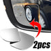 2pcs Car Blind Spot Mirrors 360 Adjustable Rearview