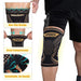 2pcs Copper Knee Compression Leg Sleeves For Pain Running