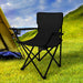 Goslash Picks 2pcs Folding Camping Chairs Arm Foldable