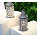 2pcs Hollow-out Diamond Shaped Standing Lamp For Home Decor