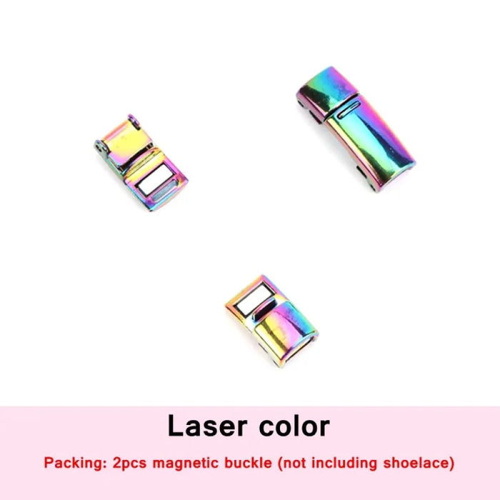 2pcs Matte Metal Magnetic Buckle Lock 28colours Af1 Sneaker