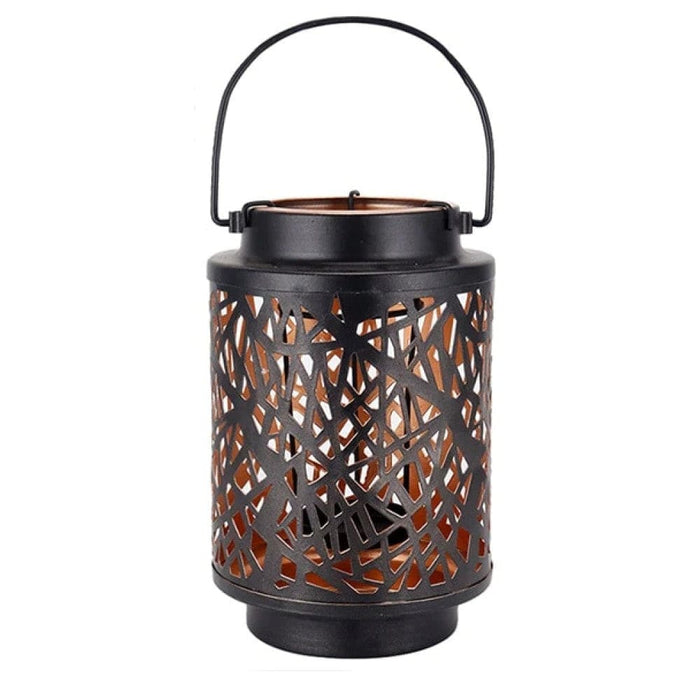 2pcs Metal Hanging Candle Holder Lanterns With Handle