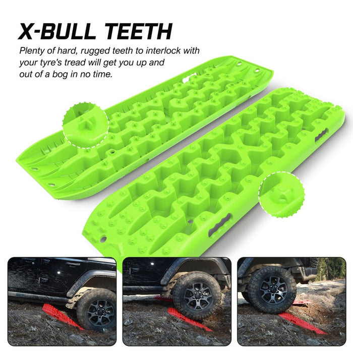 2pcs Recovery Tracks Snow Mud 4wd With 4pc Mounting Bolts