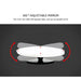 2pcs Round Convex Blind Spot Mirror 360 Adjustable Wide