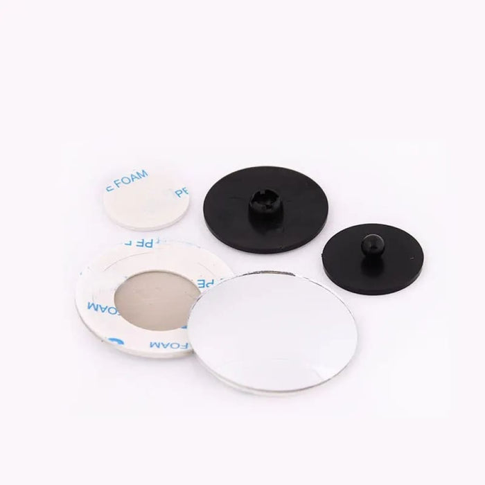 2pcs Round Convex Blind Spot Mirror 360 Adjustable Wide