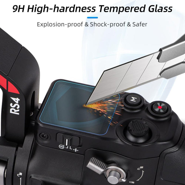 2pcs Tempered Glass Film For Dji Rs 4/rs 4 Pro/rs 3/rs 3