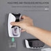 2pcs Wall Mount Dust-proof Automatic Toothpaste Dispenser